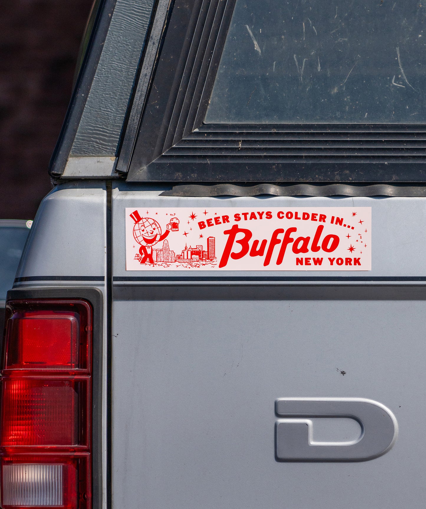 Beer Stays Colder in Buffalo Bumper Sticker