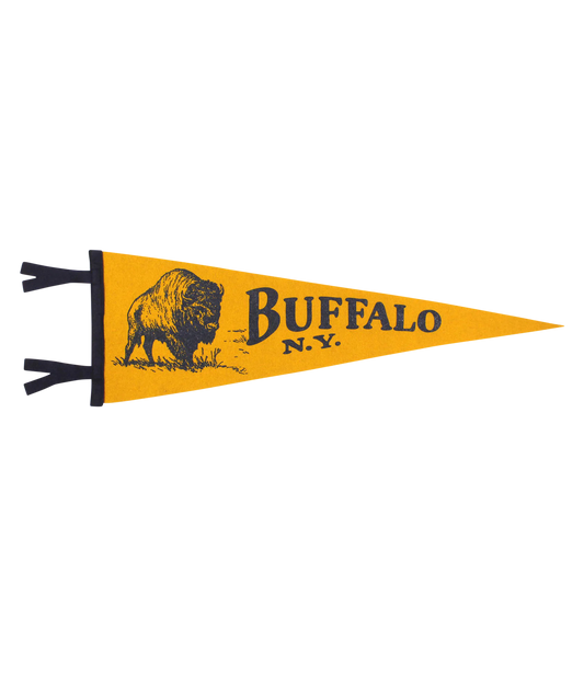 Illustrated Buffalo, NY Pennant