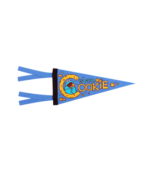 C is for Cookie Mini Pennant • Sesame Street x Oxford Pennant
