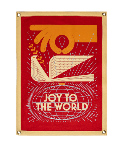 Joy To The World Camp Flag • Invisible Creature x Oxford Pennant