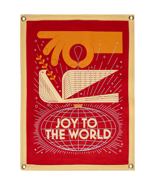 Joy To The World Camp Flag • Invisible Creature x Oxford Pennant