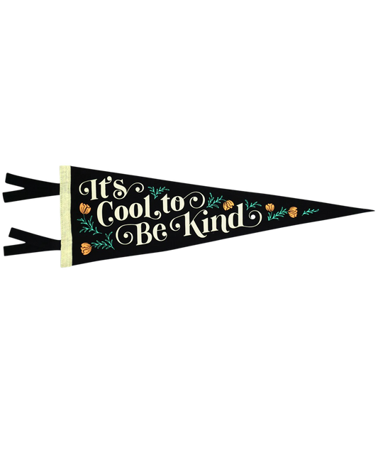 It's Cool To Be Kind Pennant • Everyday Hooray x Oxford Pennant Original
