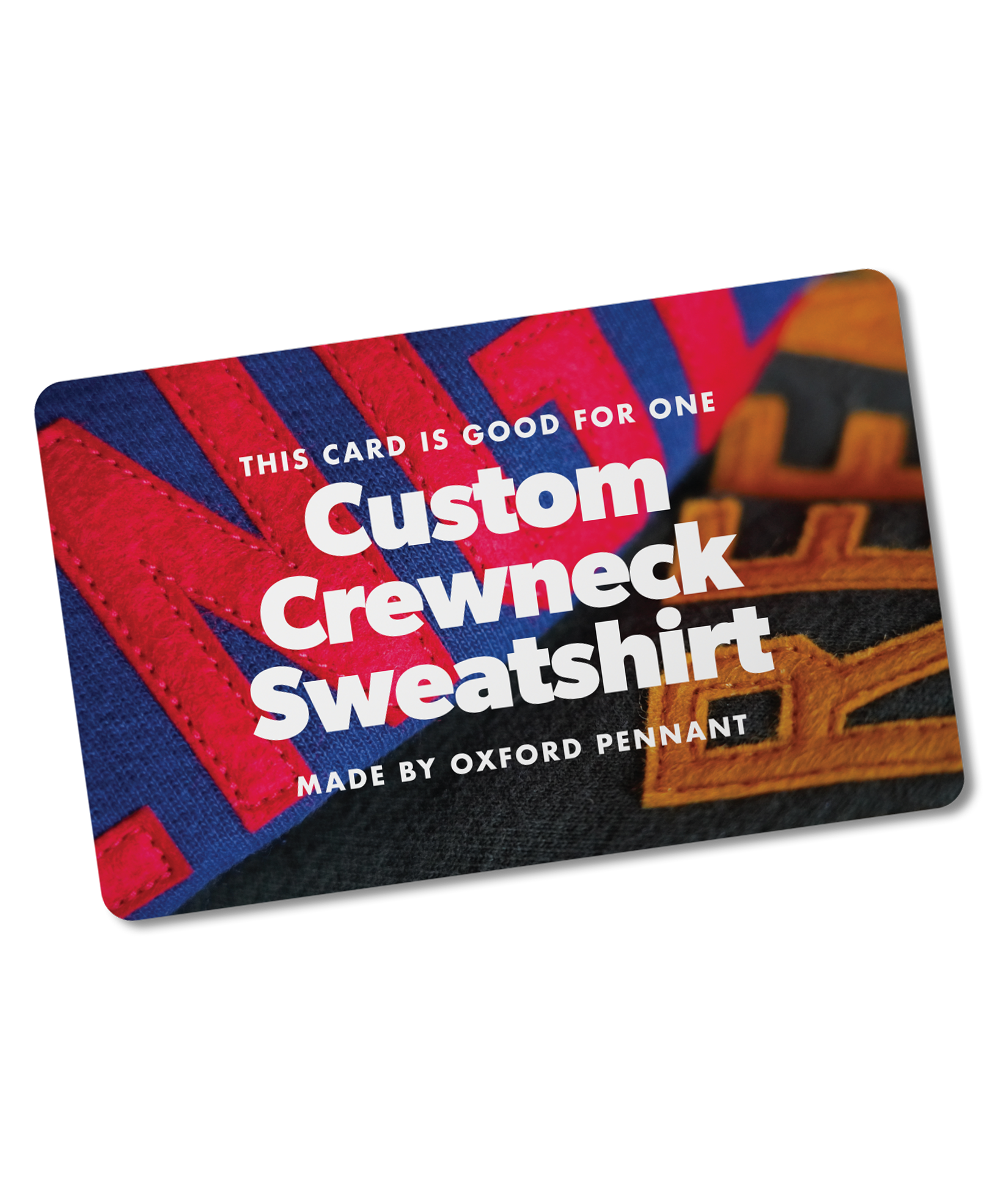 Custom Crewneck Gift Card