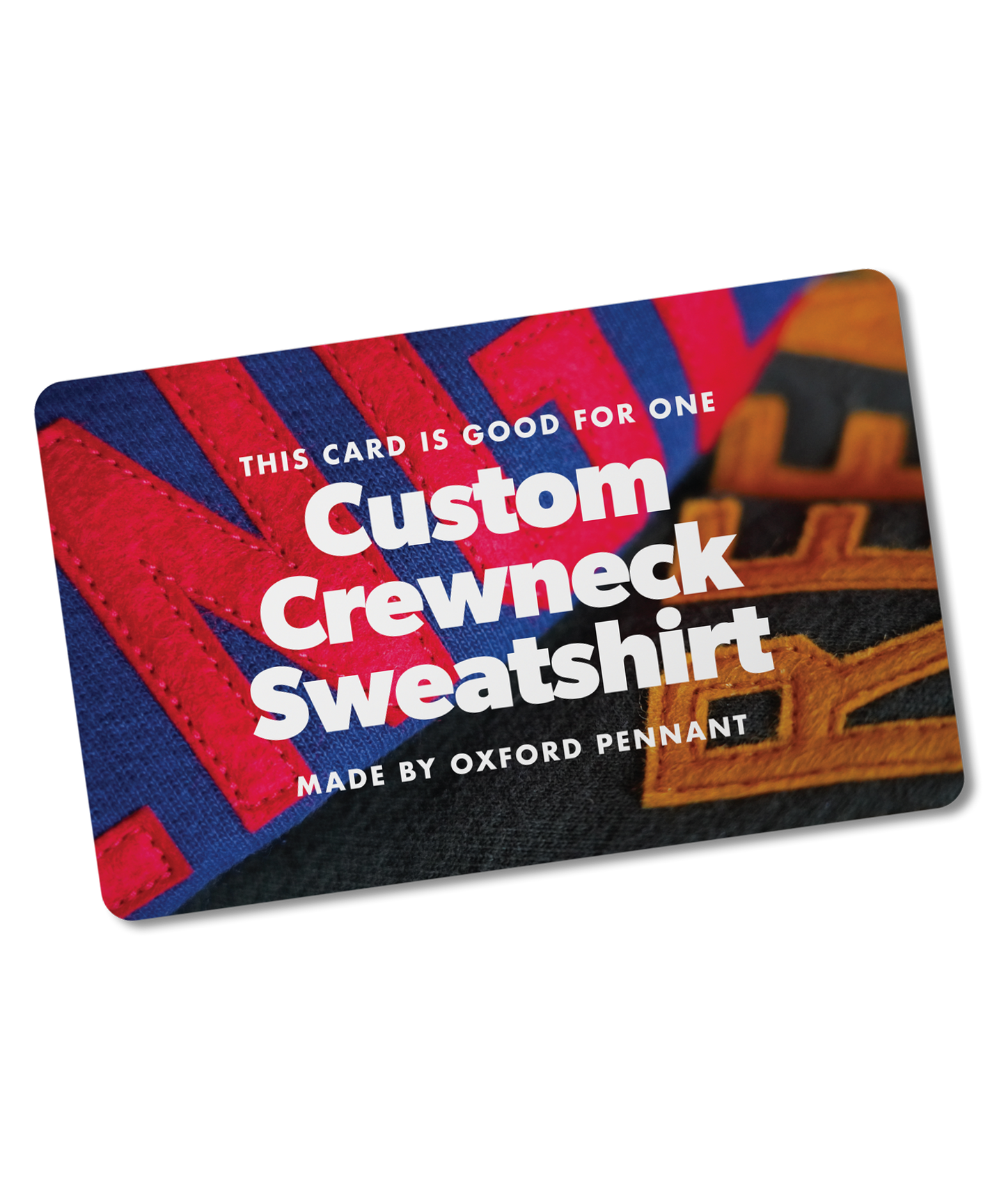 Custom Crewneck Gift Card