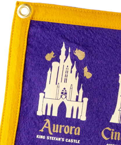 Disney Princess Castles Camp Flag