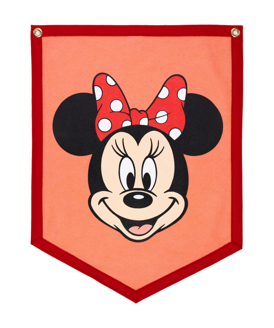 Minnie Mouse Disney Camp Flag