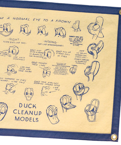 Disney's Donald Duck Sketch - Camp Flag