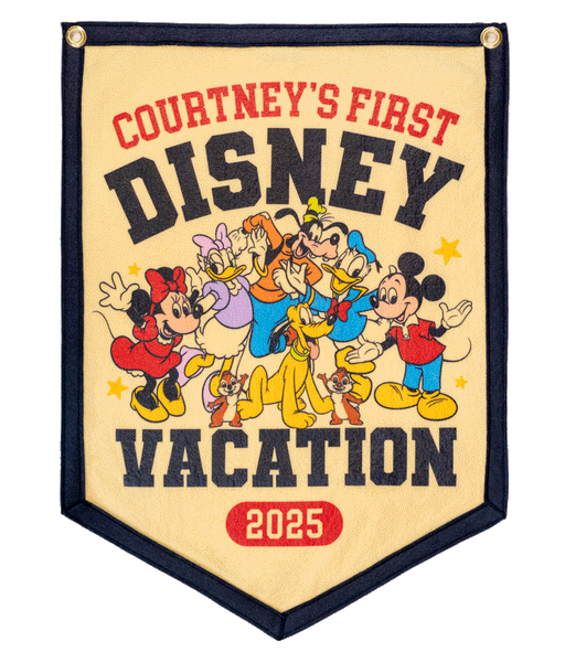 Personalized Disney© Vacation Camp Flag