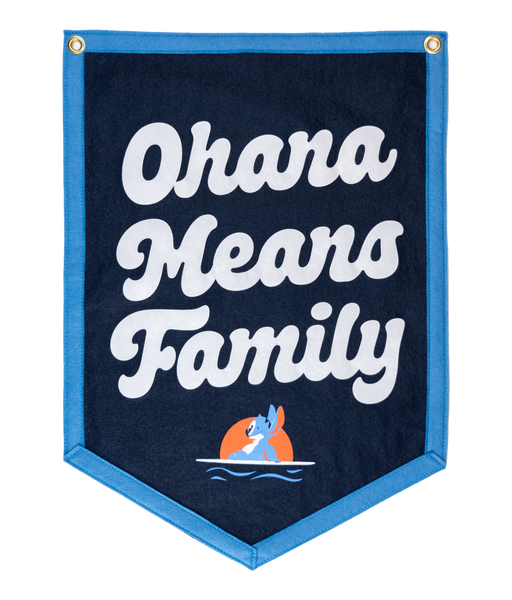 Ohana Means Family Stitch - Camp Flag