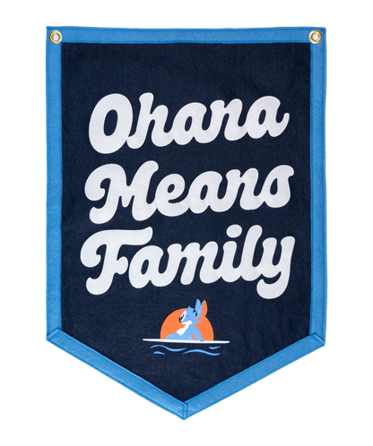 Ohana Means Family Stitch - Camp Flag