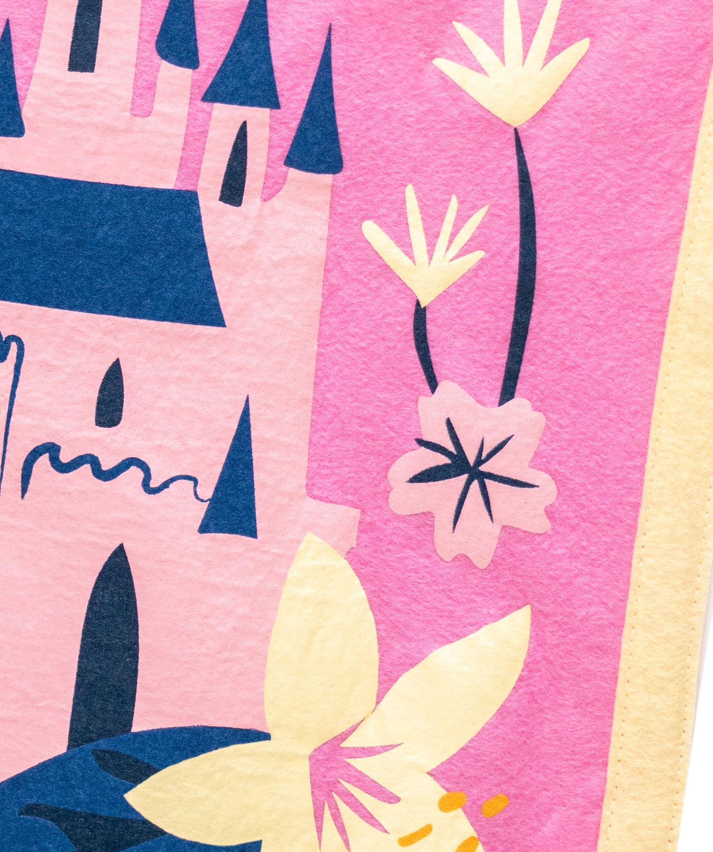 Disney Princess Floral Castle Camp Flag