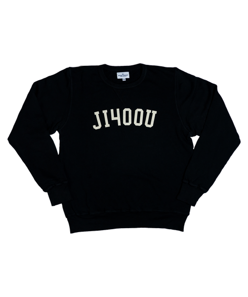 JI400U Flocked Crewneck | Jason Isbell x Oxford Pennant JI400U Flocked Crewneck | Jason Isbell x Oxford Pennant
