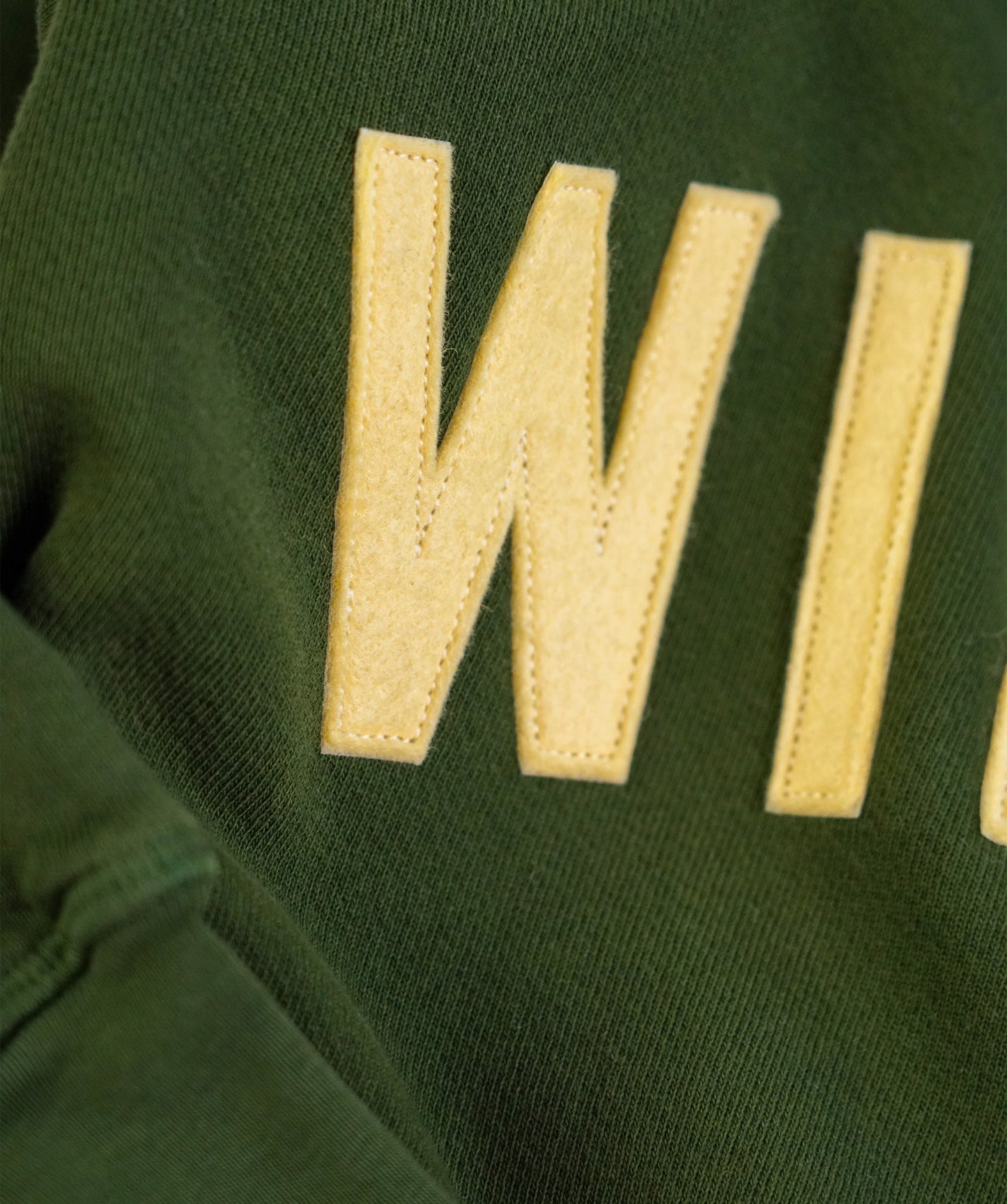 Wilco Green Stitched Sweater • Wilco x Oxford Pennant