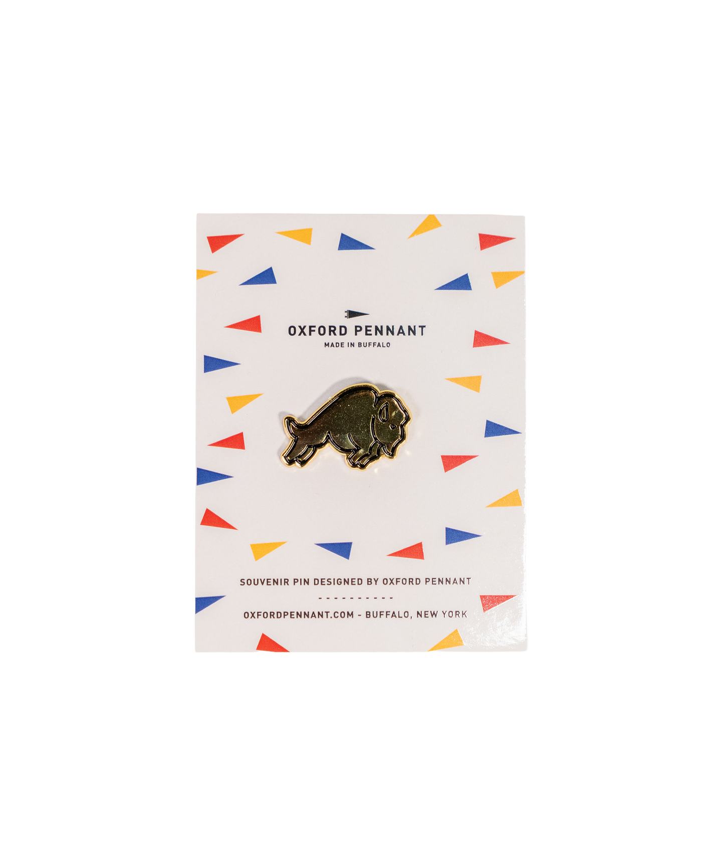 Buffalo Enamel Pin • Lost Lust Supply x Oxford Pennant Original