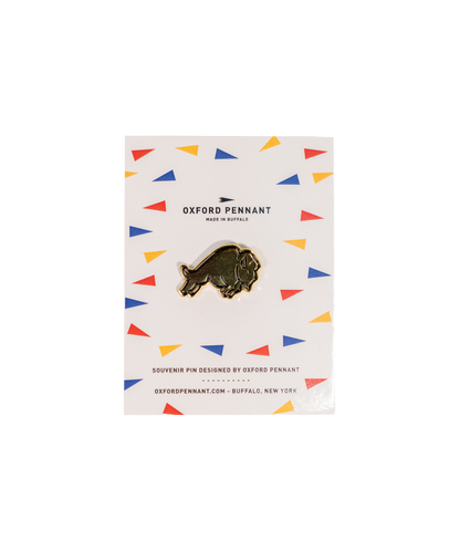 Buffalo Enamel Pin • Lost Lust Supply x Oxford Pennant Original