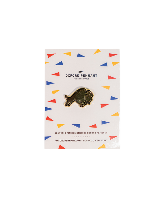 Buffalo Enamel Pin • Lost Lust Supply x Oxford Pennant Original