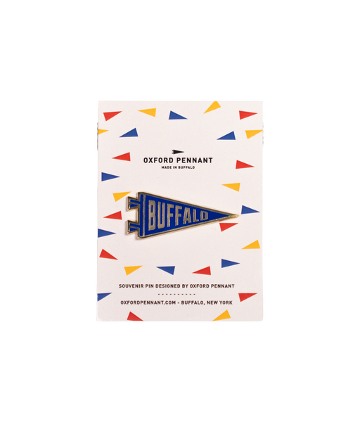 Buffalo Pennant Enamel Pin • Lost Lust Supply x Oxford Pennant Original