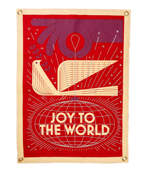 Joy To The World Camp Flag • Invisible Creature x Oxford Pennant