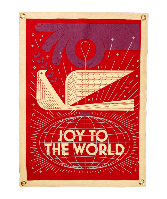Joy To The World Camp Flag • Invisible Creature x Oxford Pennant
