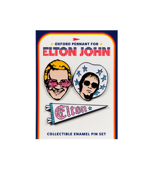 Elton John Enamel Pin Set • Elton John x Oxford Pennant