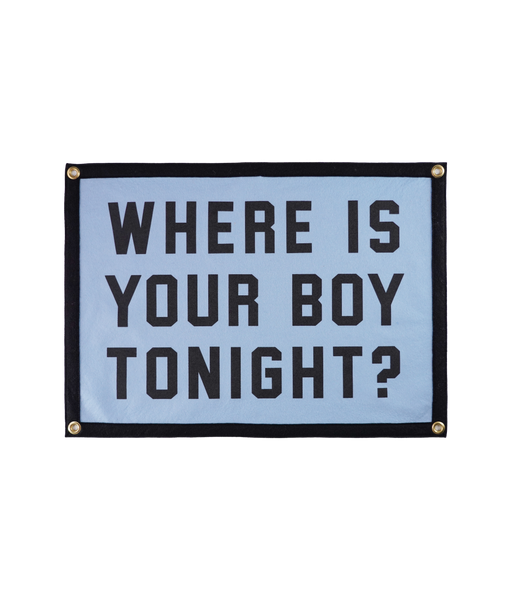 Where Is Your Boy Tonight? Camp Flag • Fall Out Boy x Oxford Pennant