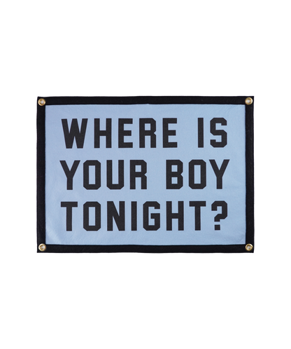 Where Is Your Boy Tonight? Camp Flag • Fall Out Boy x Oxford Pennant