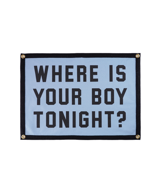 Where Is Your Boy Tonight? Camp Flag • Fall Out Boy x Oxford Pennant