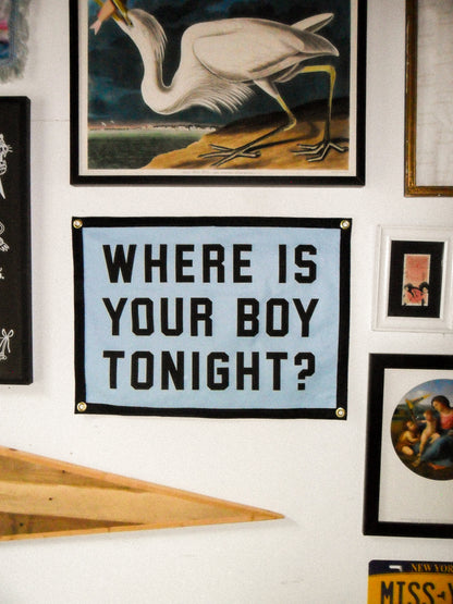 Where Is Your Boy Tonight? Camp Flag • Fall Out Boy x Oxford Pennant