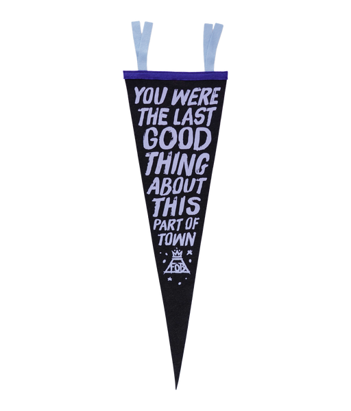 You Were The Last Good Thing Pennant • Fall Out Boy x Oxford Pennant