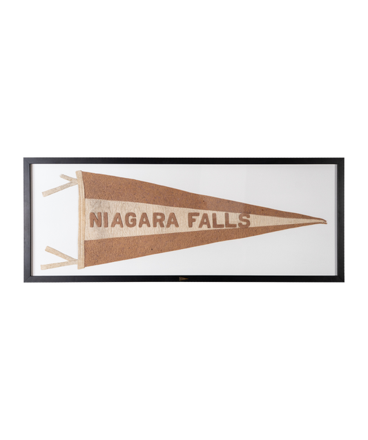 Vintage Niagara Falls Framed Pennant