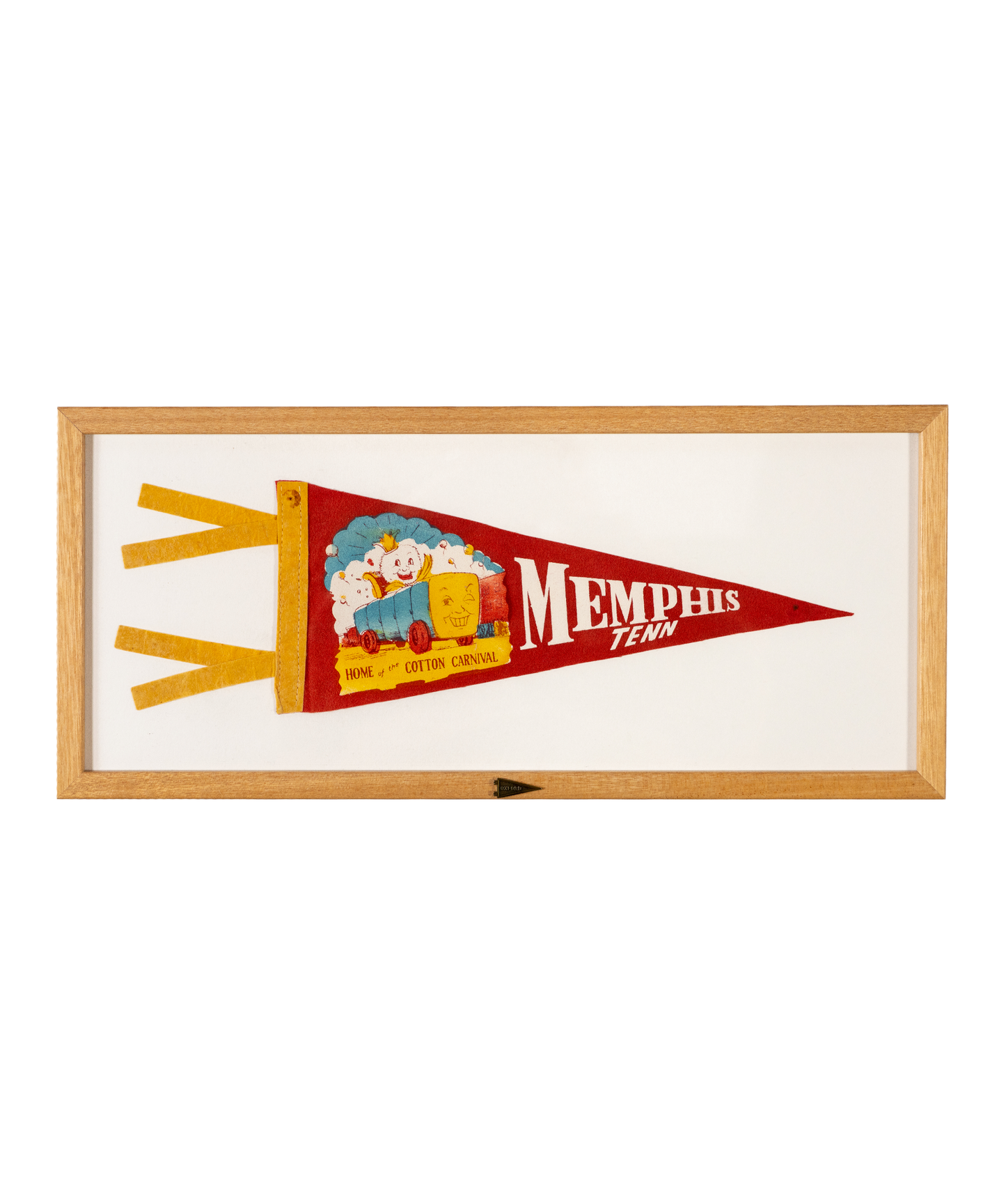 Vintage Memphis Framed Pennant