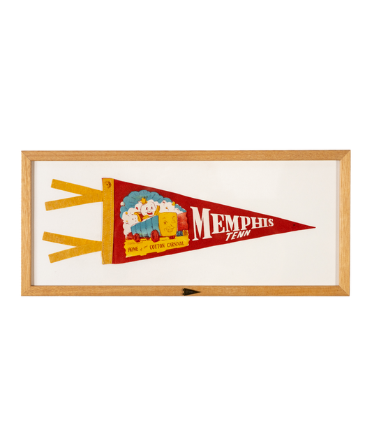 Vintage Memphis Framed Pennant