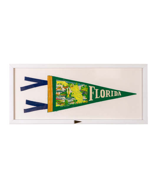 Vintage Florida Framed Pennant