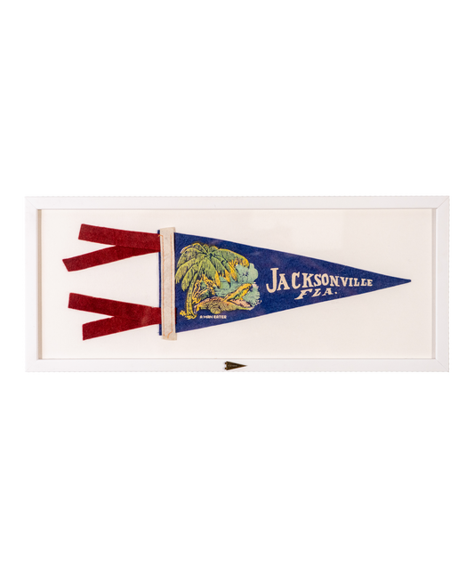 Vintage Jacksonville, Florida Framed Pennant