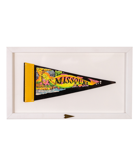 Vintage Missouri Framed Pennant