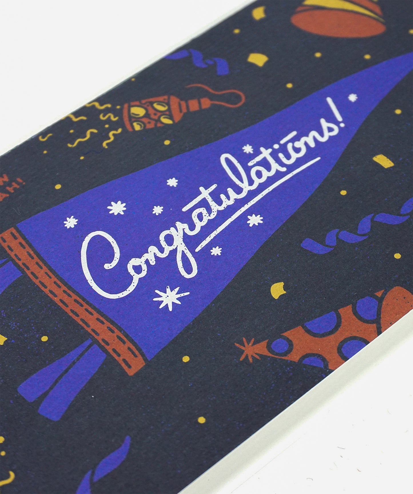 Congratulations! - Greeting Card & Matching Mini Pennant