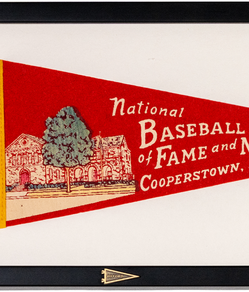 Vintage National Baseball Hall of Fame, Cooperstown, New York Pennant