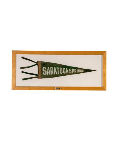 Vintage Saratoga Springs Pennant