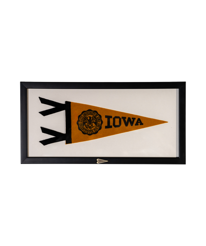 Vintage State University of Iowa Pennant
