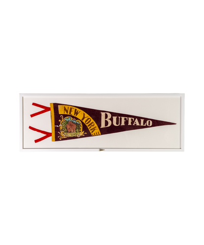 Vintage Buffalo, New York Framed Pennant