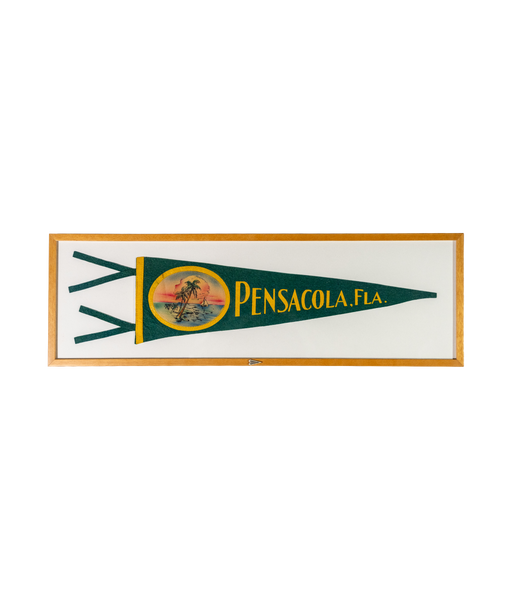Vintage Pensacola, Florida Framed Pennant