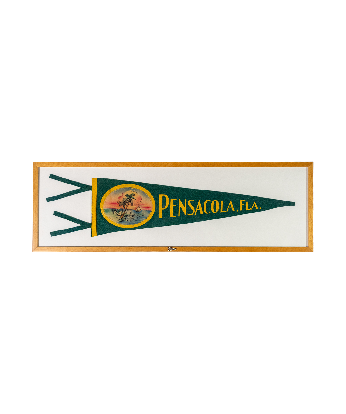 Vintage Pensacola, Florida Framed Pennant