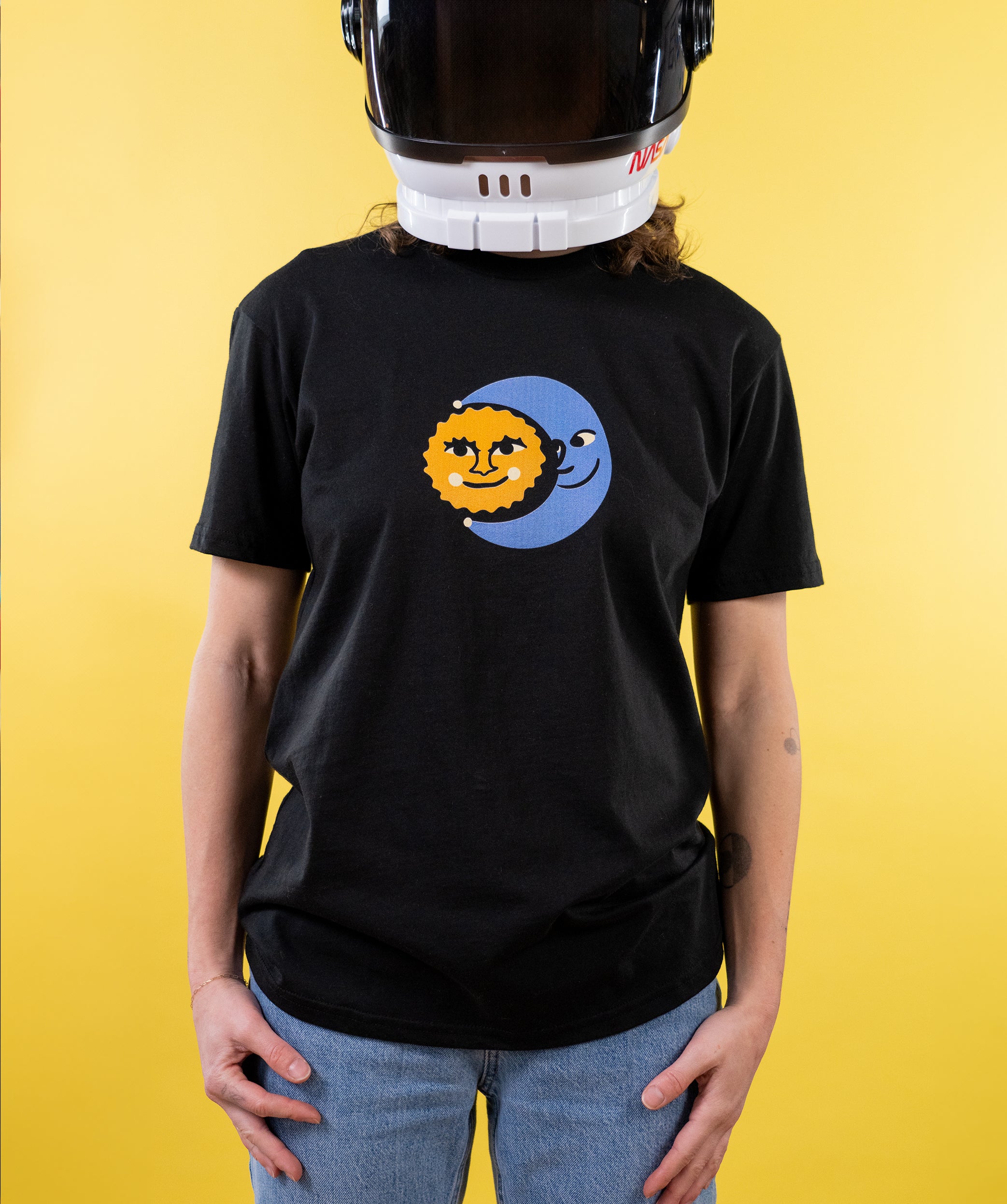 Sun & Moon Total Solar Eclipse Tee | Oxford Pennant