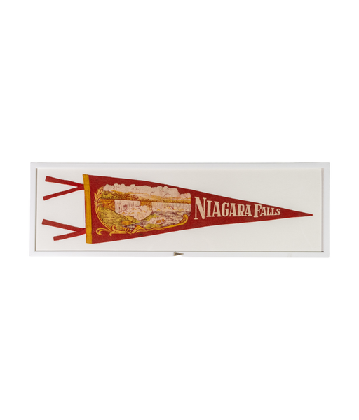 Vintage Niagara Falls Framed Pennant
