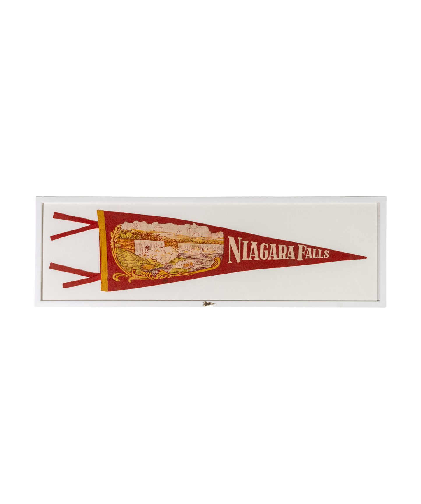 Vintage Niagara Falls Framed Pennant