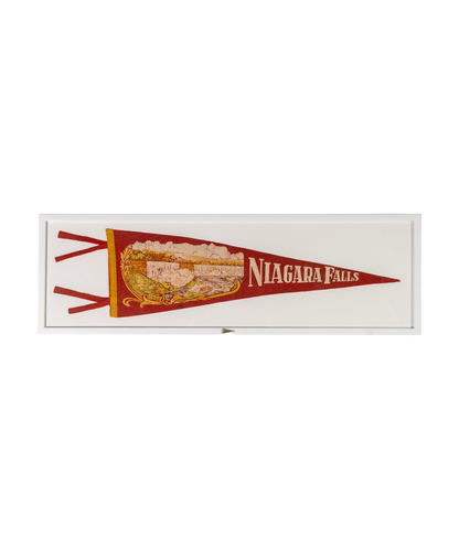 Vintage Niagara Falls Framed Pennant