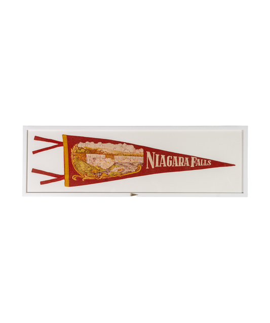 Vintage Niagara Falls Framed Pennant