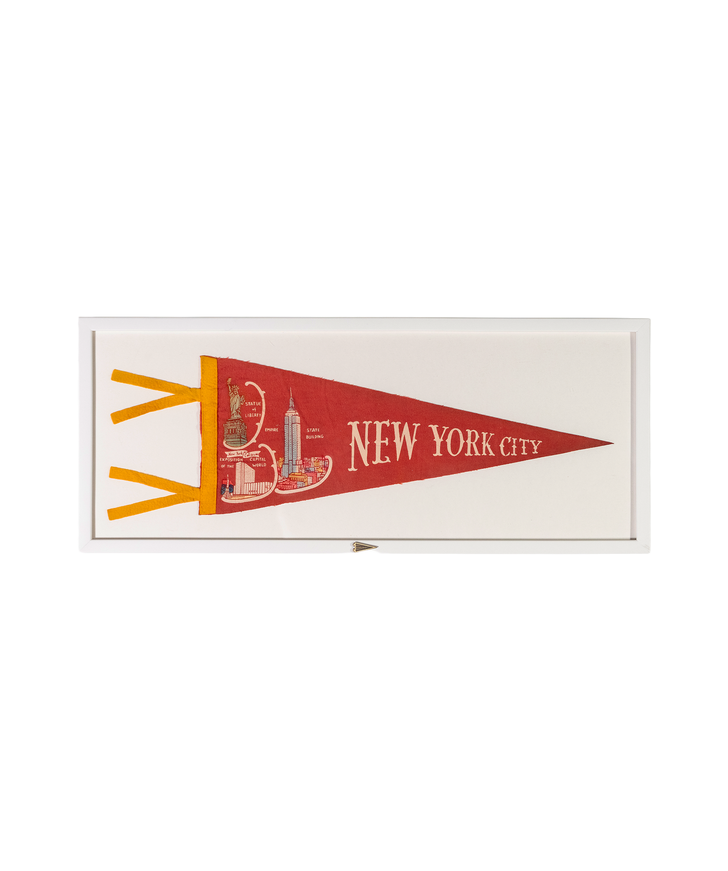 Vintage New York City Framed Pennant
