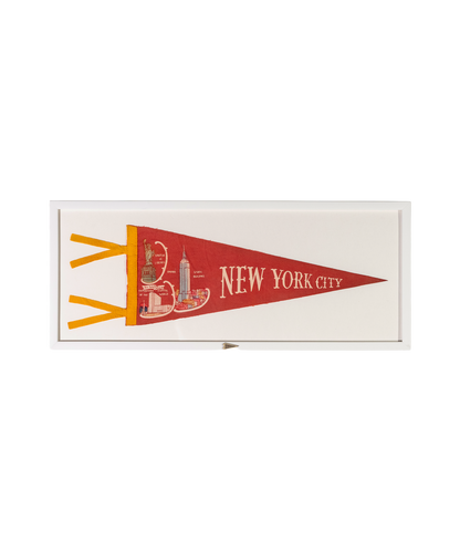 Vintage New York City Framed Pennant