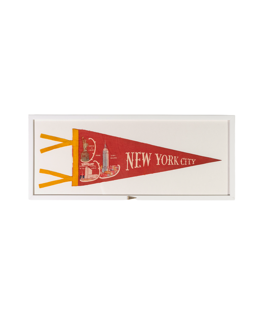 Vintage New York City Framed Pennant